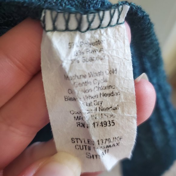 LK LUV Open Front Ribbed Duster Cardigan, Size S - Picture 4 of 5